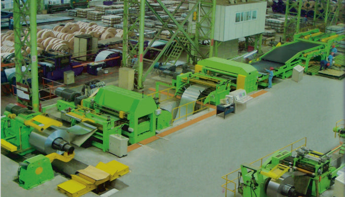 Thin plate CNC high-speed precision unwinding, leveling and fixed-length flying shear line