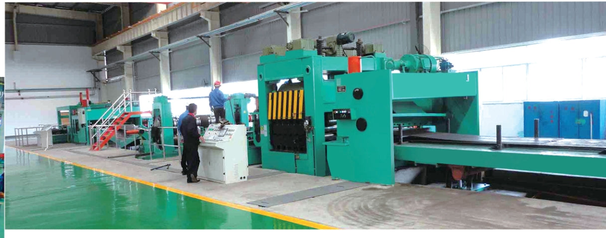 thicker-gauge steel plates uncoiler and leverling cutting line