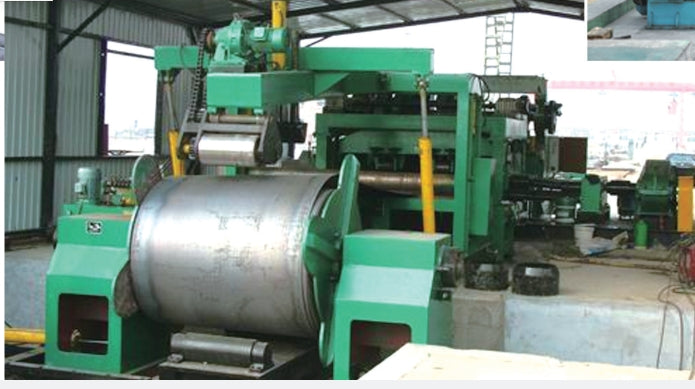 thicker-gauge steel plates uncoiler and leverling cutting line